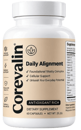 Corevalin daily capsule bottle